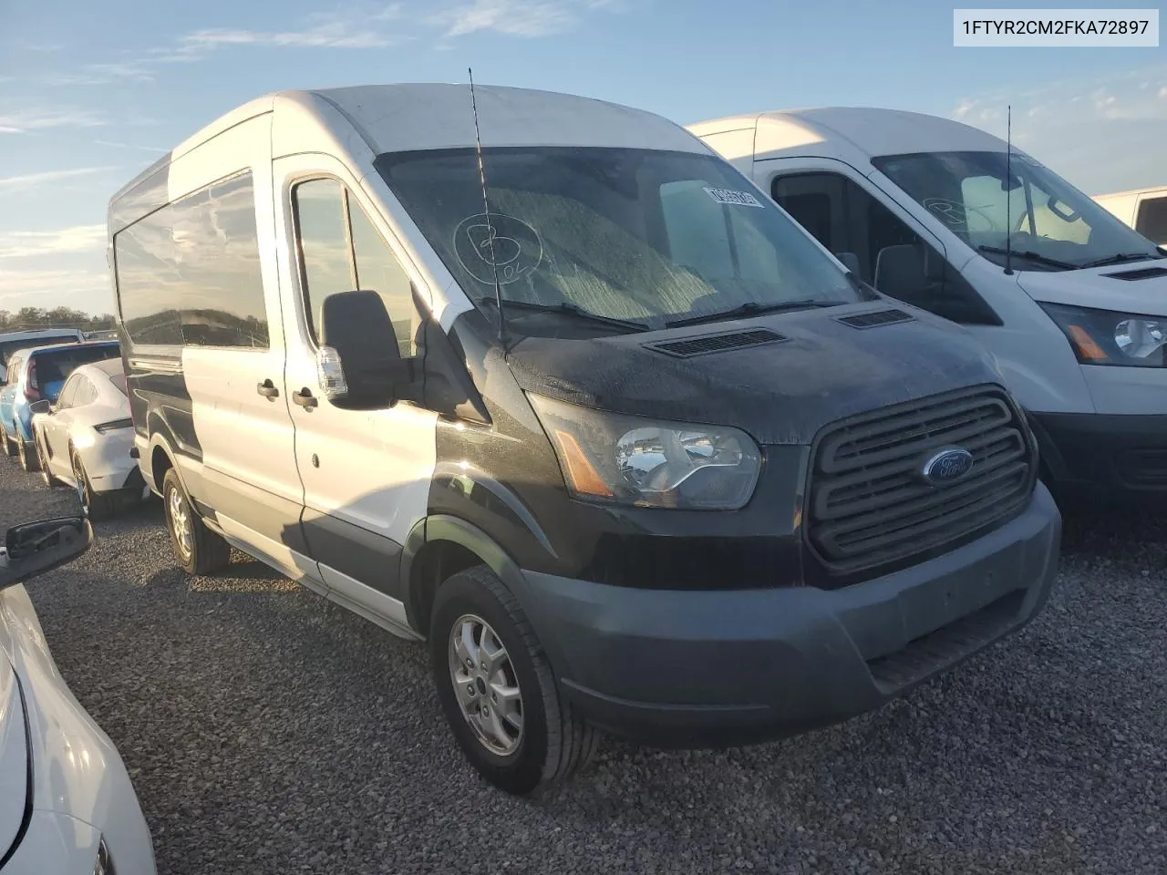 2015 Ford Transit T-250 VIN: 1FTYR2CM2FKA72897 Lot: 79855734