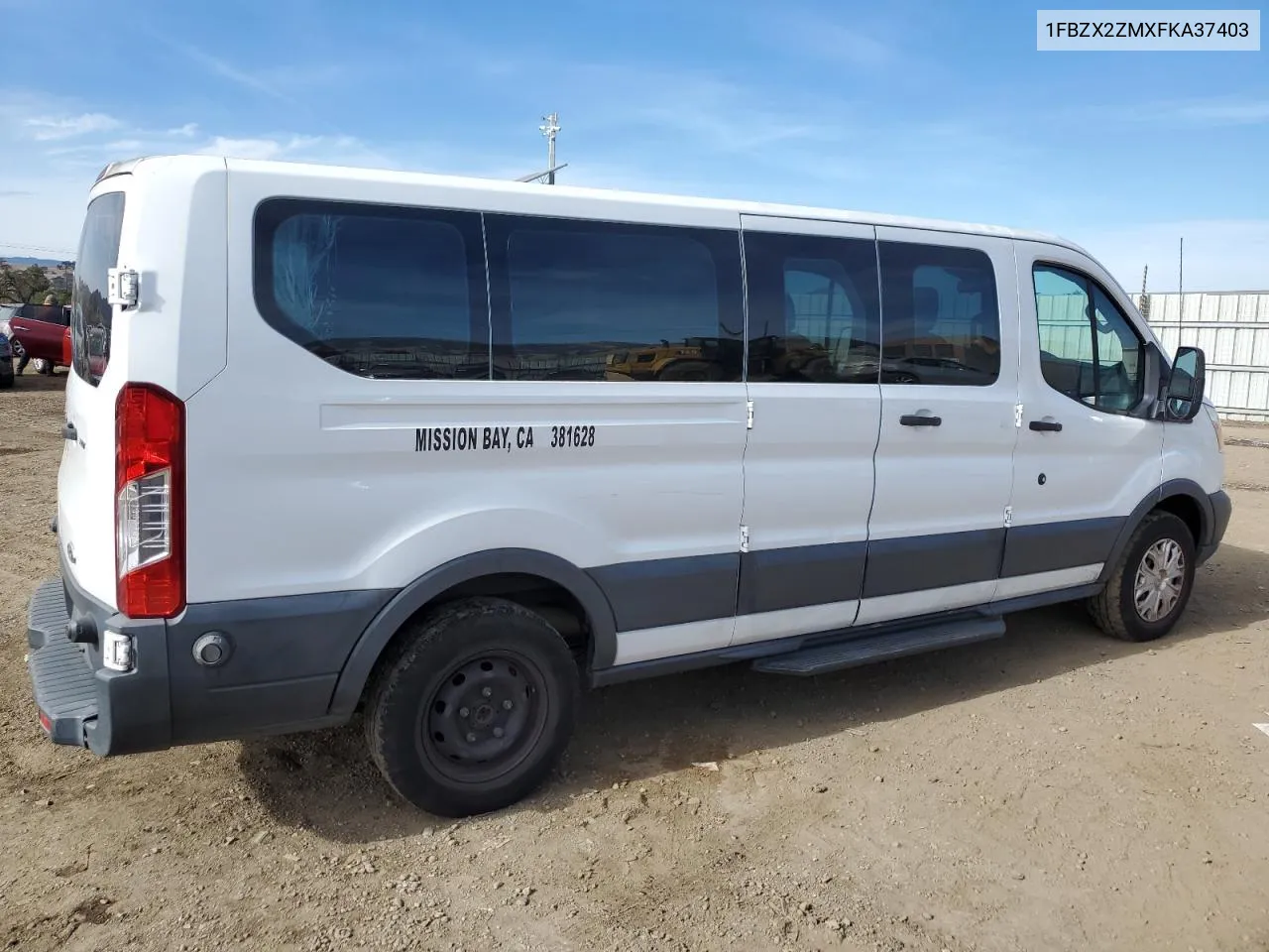 2015 Ford Transit T-350 VIN: 1FBZX2ZMXFKA37403 Lot: 81193074