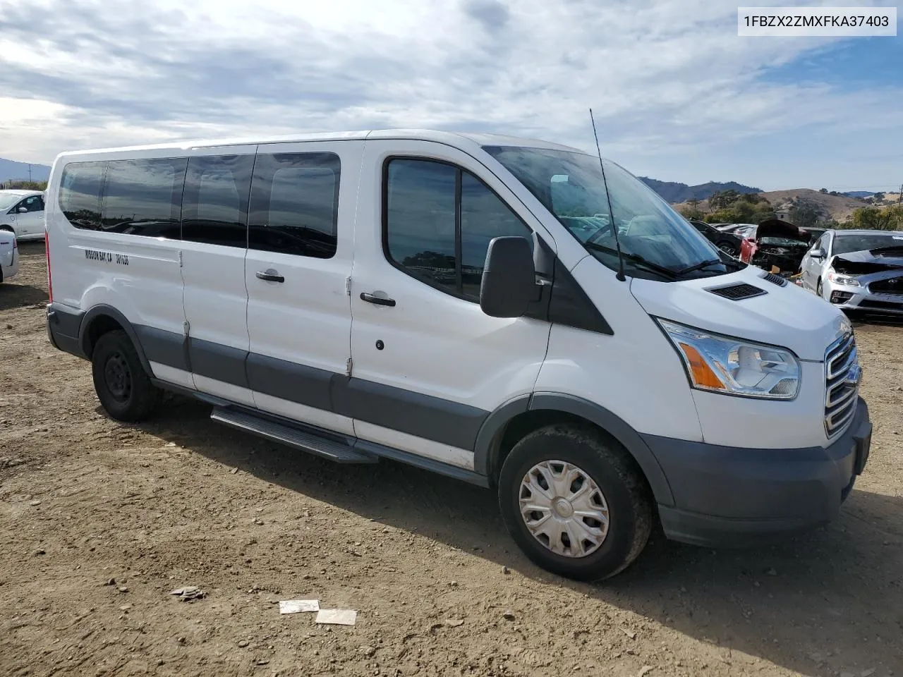 2015 Ford Transit T-350 VIN: 1FBZX2ZMXFKA37403 Lot: 81193074