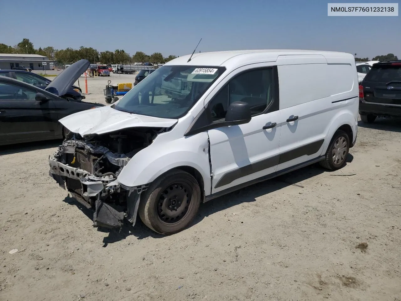 2016 Ford Transit Connect Xlt VIN: NM0LS7F76G1232138 Lot: 63915854