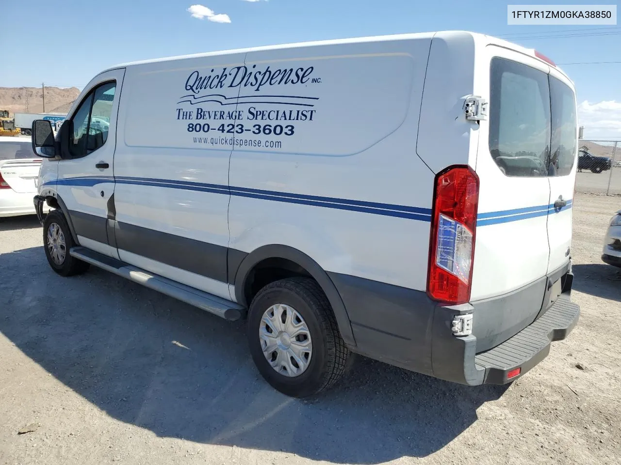 2016 Ford Transit T-250 VIN: 1FTYR1ZM0GKA38850 Lot: 69296044