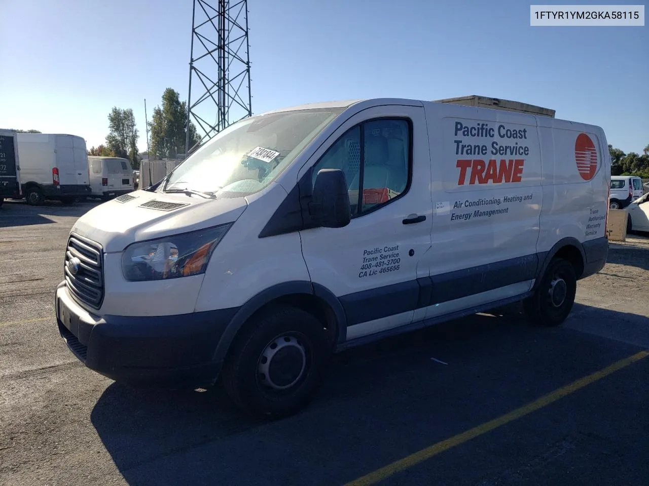 1FTYR1YM2GKA58115 2016 Ford Transit T-250