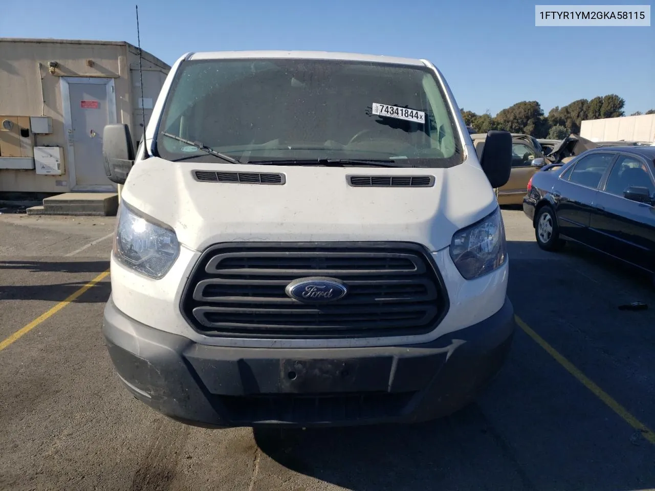 2016 Ford Transit T-250 VIN: 1FTYR1YM2GKA58115 Lot: 74341844