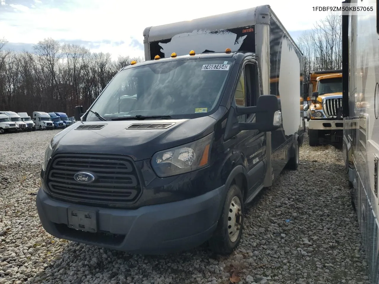 2016 Ford Transit T-350 Hd VIN: 1FDBF9ZM5GKB57065 Lot: 74687454