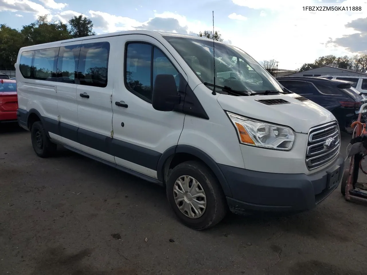 2016 Ford Transit T-350 VIN: 1FBZX2ZM5GKA11888 Lot: 75286884