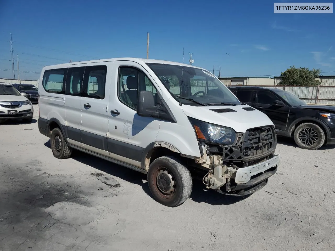 2016 Ford Transit T-250 VIN: 1FTYR1ZM8GKA96236 Lot: 75602724