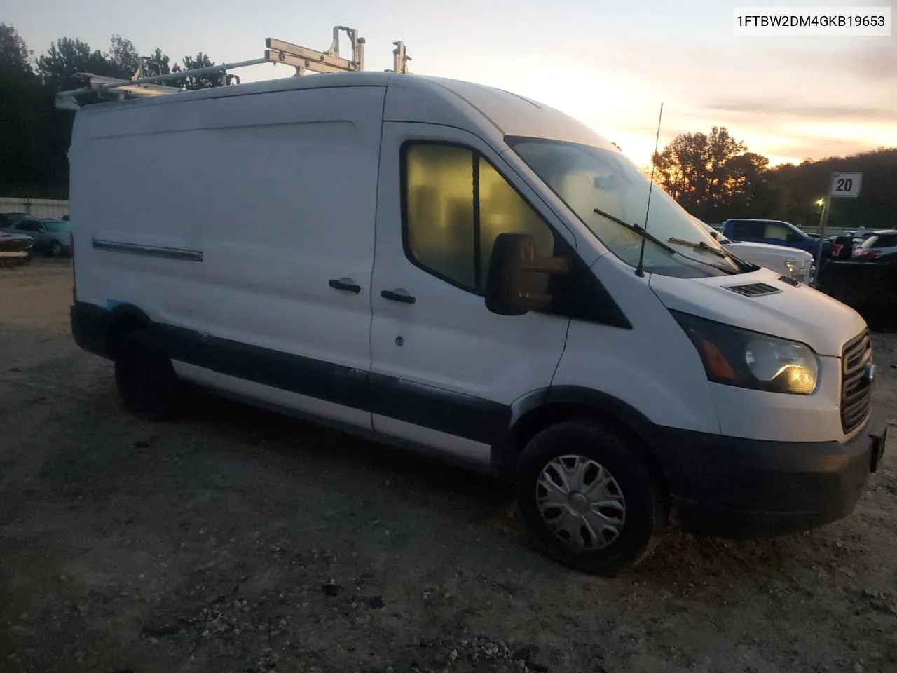 2016 Ford Transit T-350 VIN: 1FTBW2DM4GKB19653 Lot: 75933084