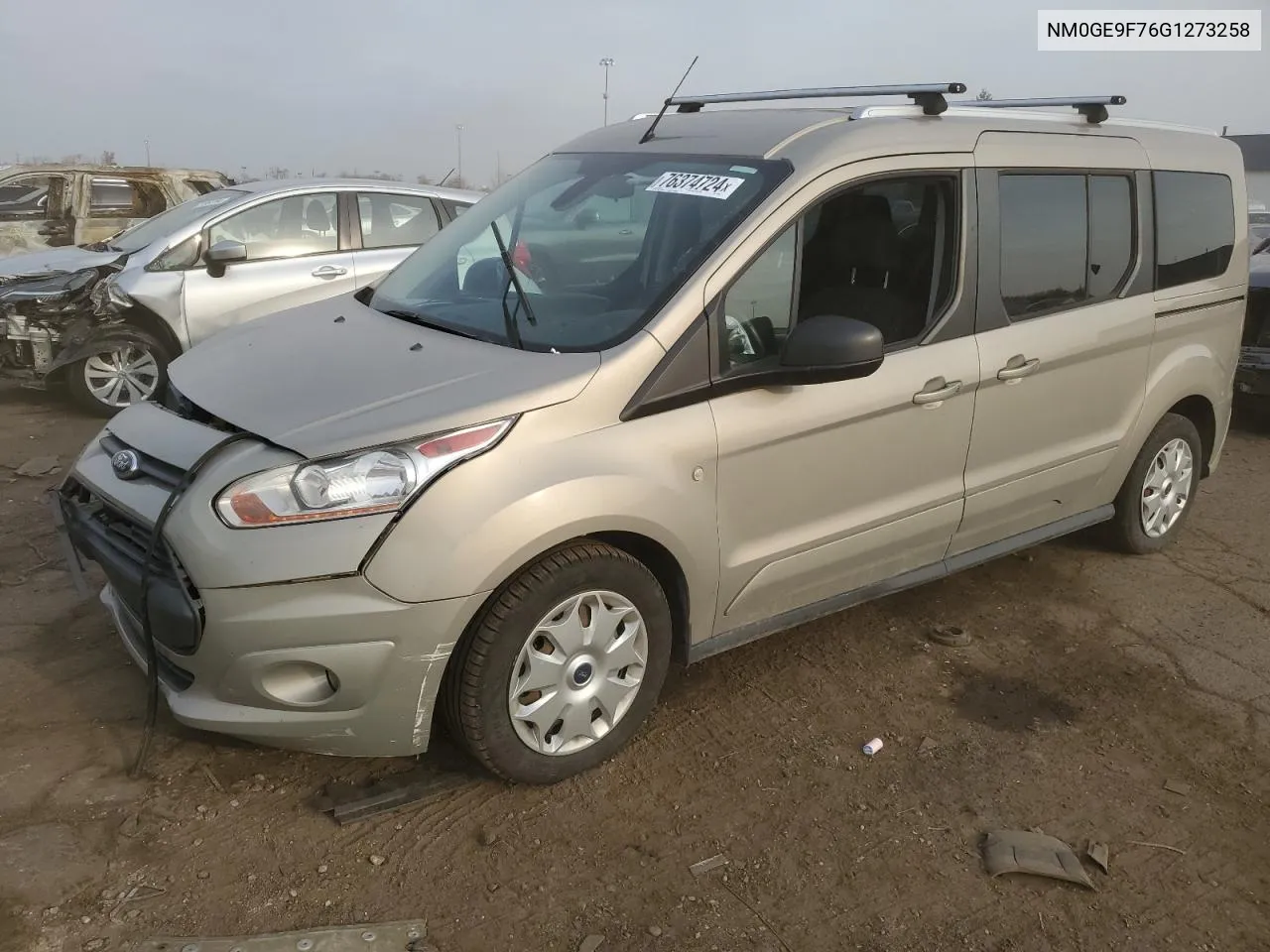 2016 Ford Transit Connect Xlt VIN: NM0GE9F76G1273258 Lot: 76374724