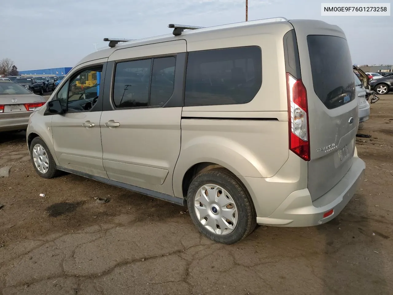 2016 Ford Transit Connect Xlt VIN: NM0GE9F76G1273258 Lot: 76374724