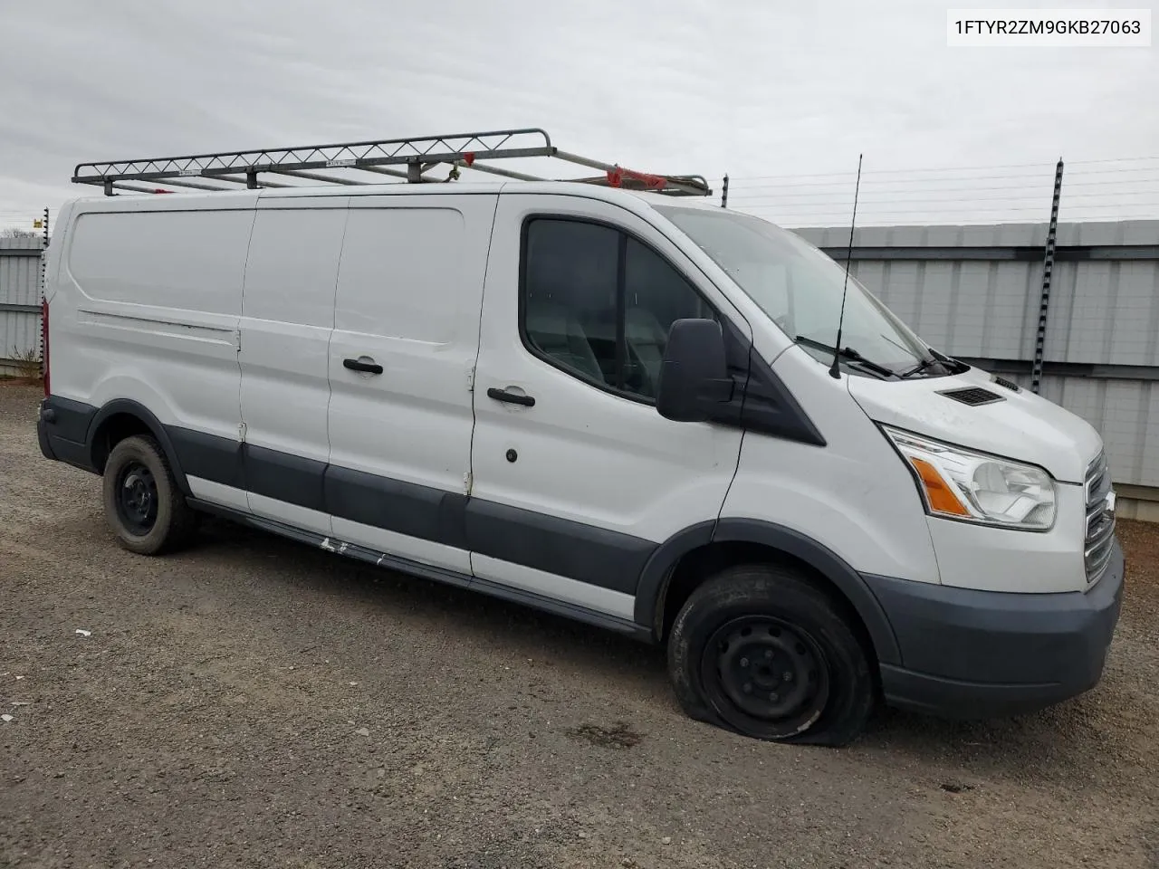 2016 Ford Transit T-250 VIN: 1FTYR2ZM9GKB27063 Lot: 77283314