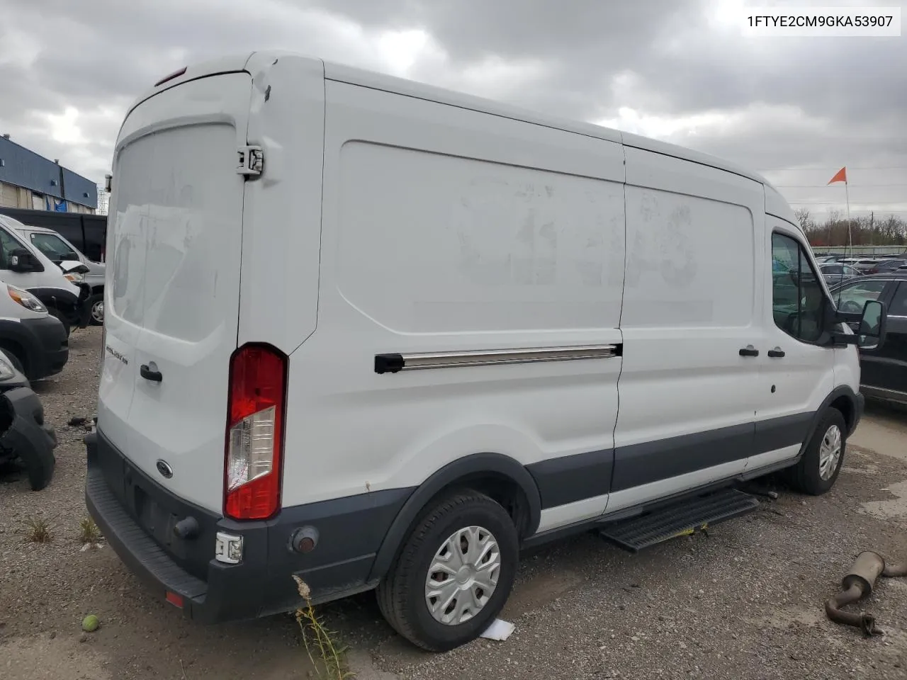 2016 Ford Transit T-150 VIN: 1FTYE2CM9GKA53907 Lot: 78757234