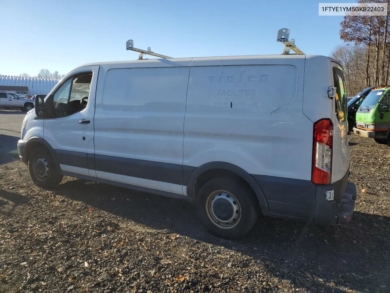 2016 Ford Transit T-150 VIN: 1FTYE1YM5GKB22403 Lot: 79865024