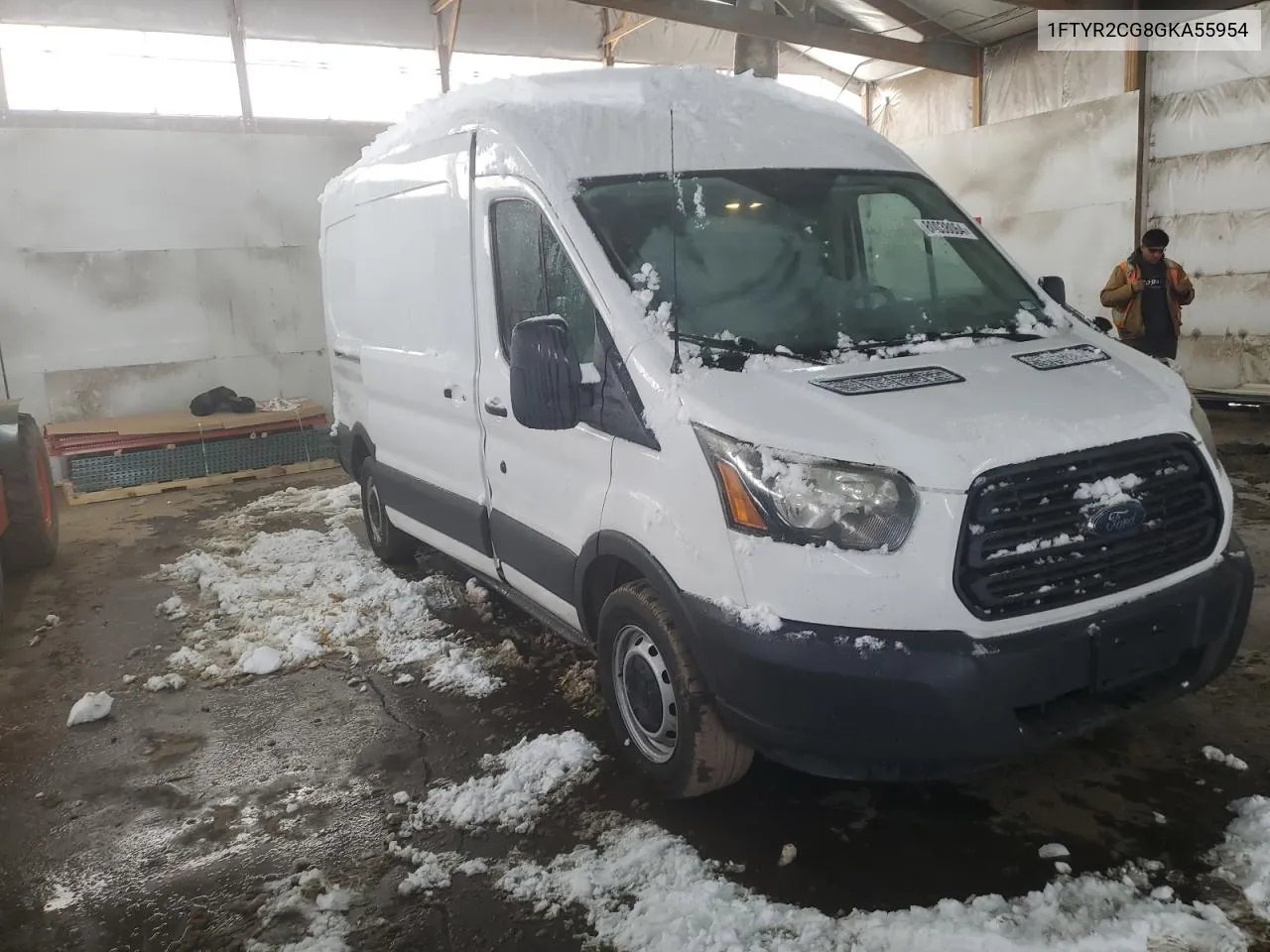 2016 Ford Transit T-250 VIN: 1FTYR2CG8GKA55954 Lot: 80038064