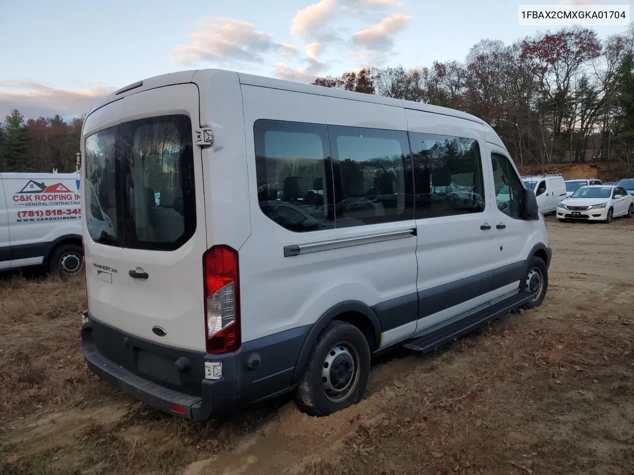 2016 Ford Transit T-350 VIN: 1FBAX2CMXGKA01704 Lot: 80044014