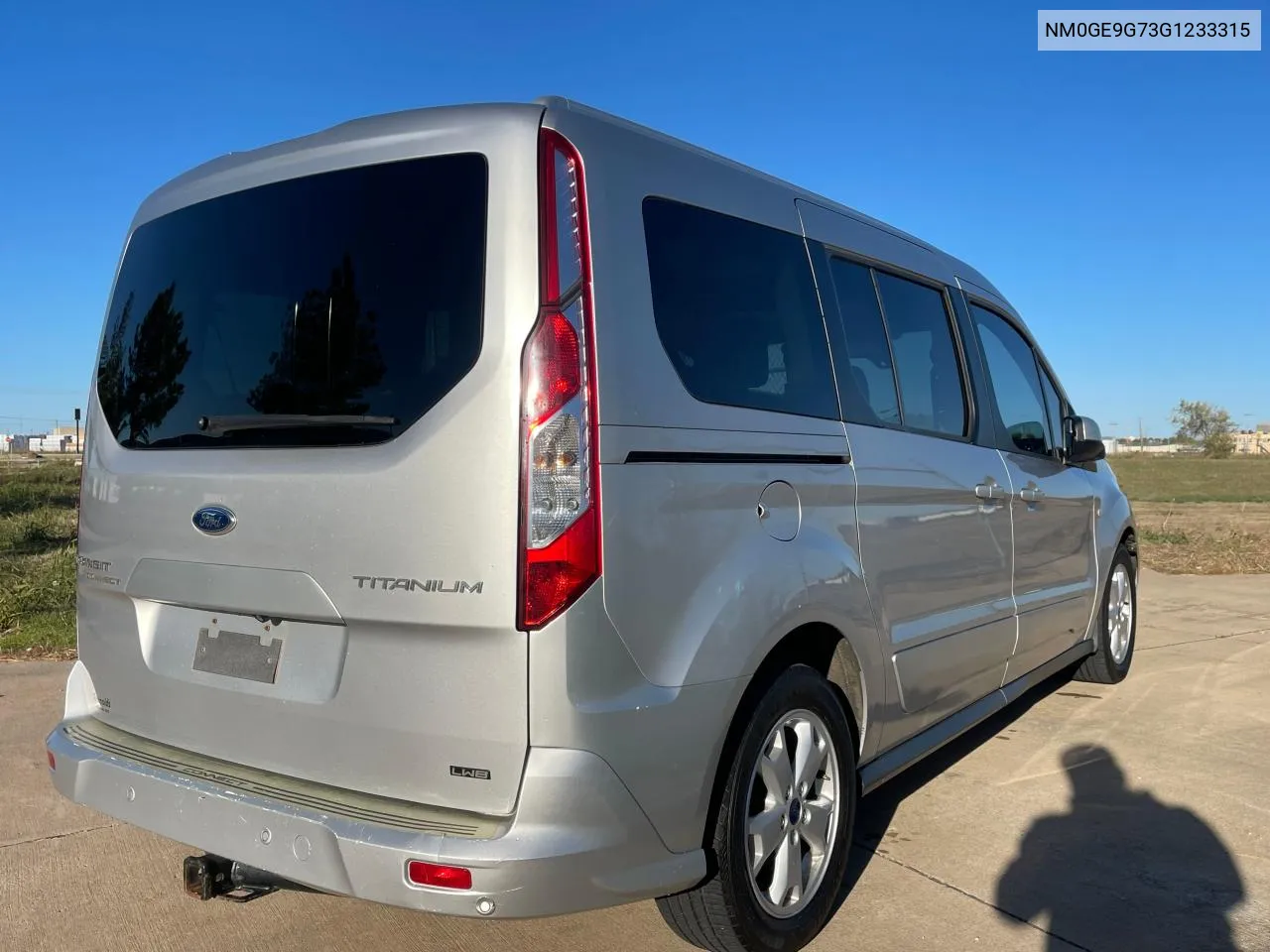 2016 Ford Transit Connect Titanium VIN: NM0GE9G73G1233315 Lot: 80974564