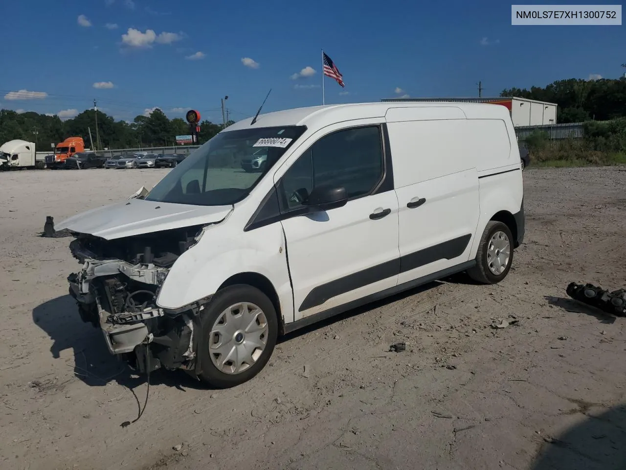 2017 Ford Transit Connect Xl VIN: NM0LS7E7XH1300752 Lot: 66866074