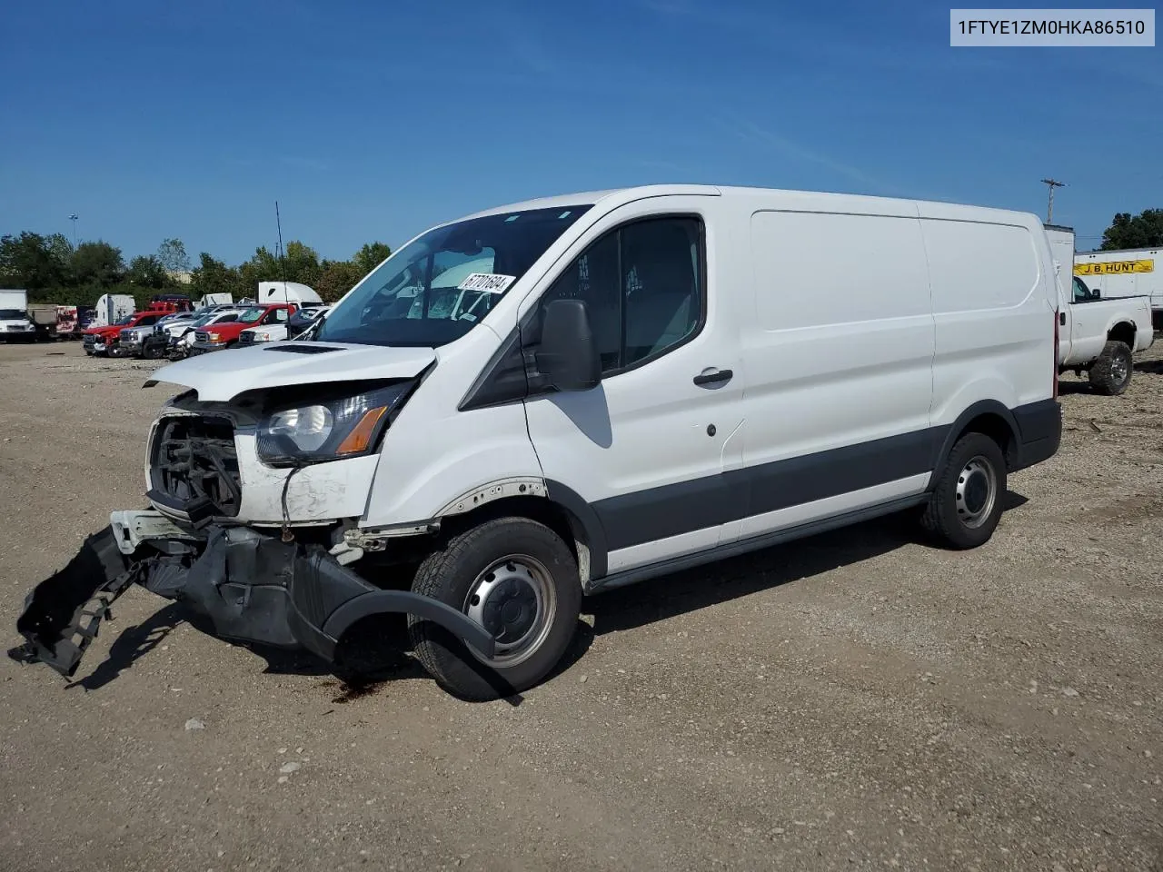 2017 Ford Transit T-150 VIN: 1FTYE1ZM0HKA86510 Lot: 67701604