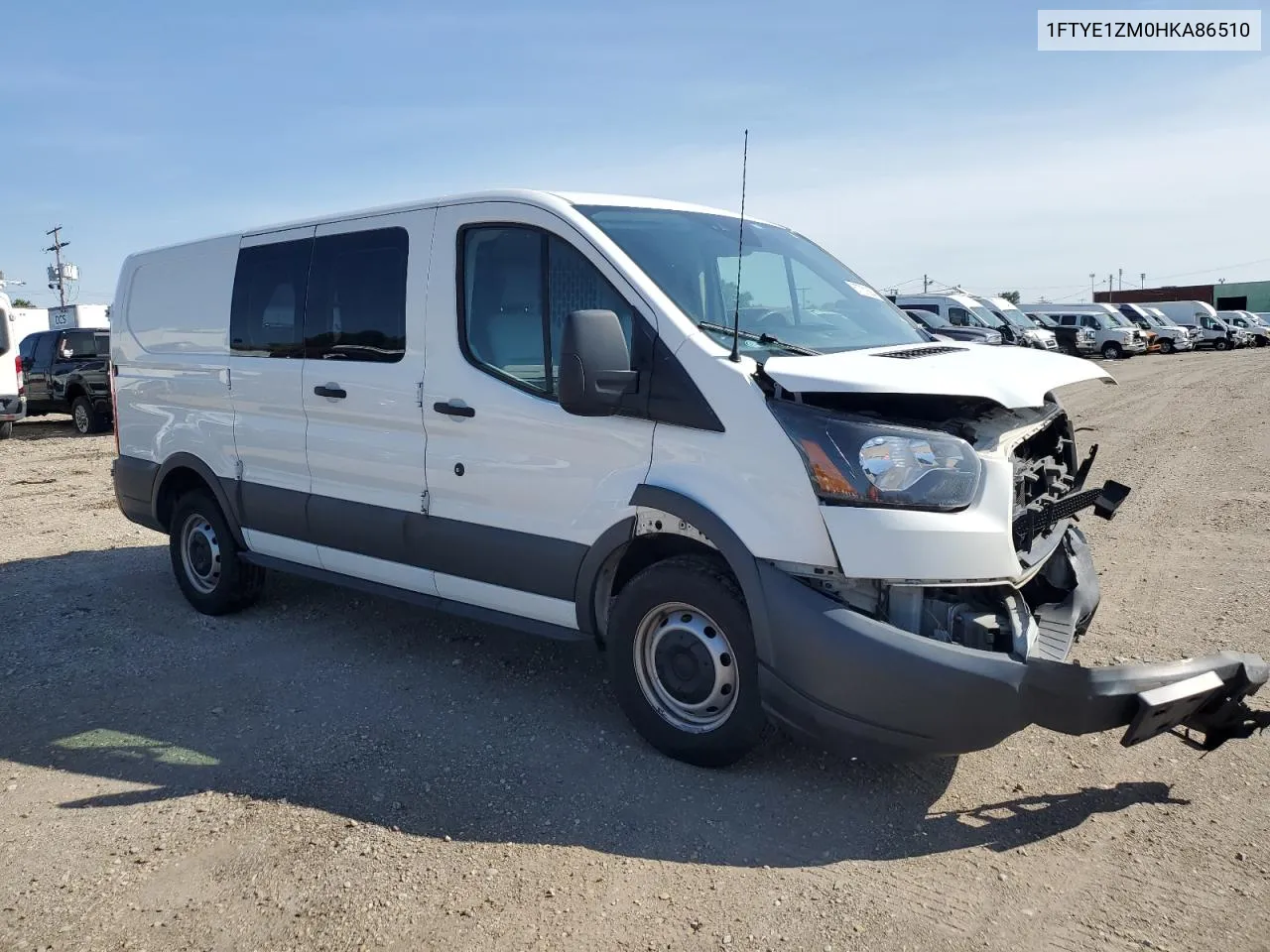 2017 Ford Transit T-150 VIN: 1FTYE1ZM0HKA86510 Lot: 67701604