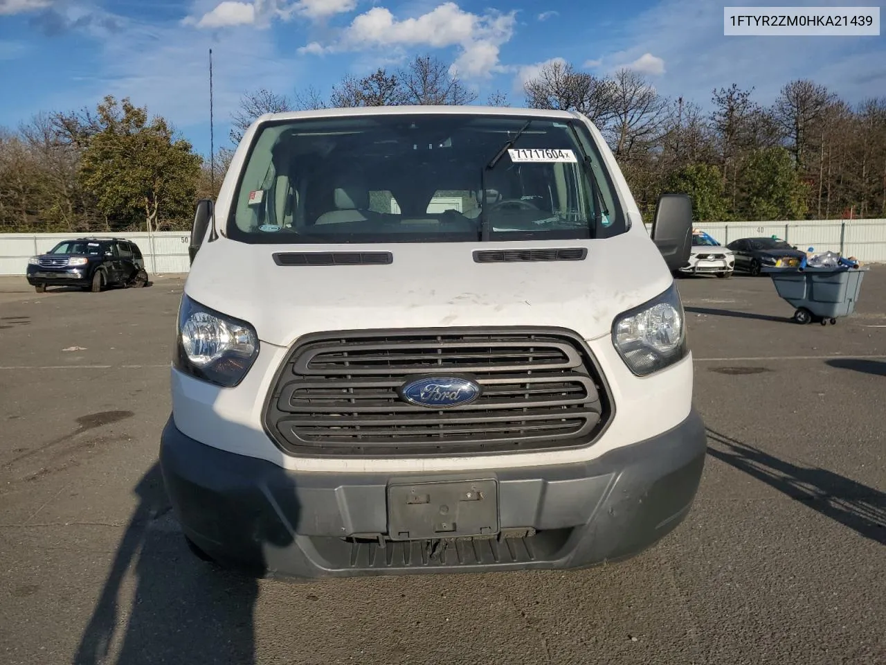 2017 Ford Transit T-250 VIN: 1FTYR2ZM0HKA21439 Lot: 71717604