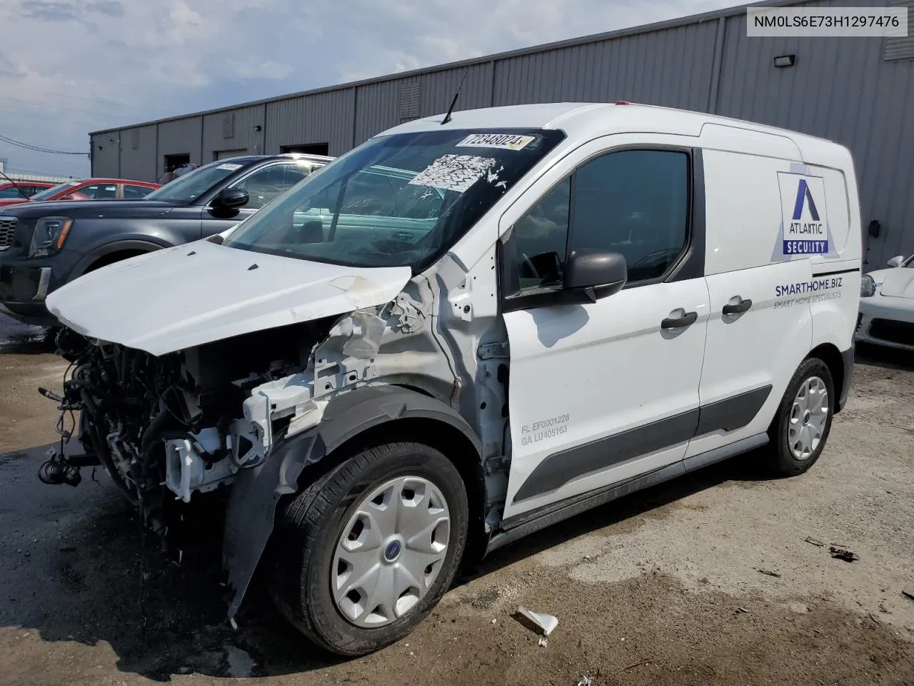 2017 Ford Transit Connect Xl VIN: NM0LS6E73H1297476 Lot: 72348024