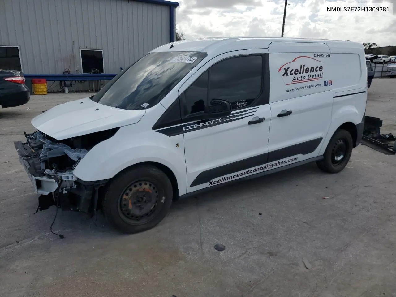 2017 Ford Transit Connect Xl VIN: NM0LS7E72H1309381 Lot: 74347474