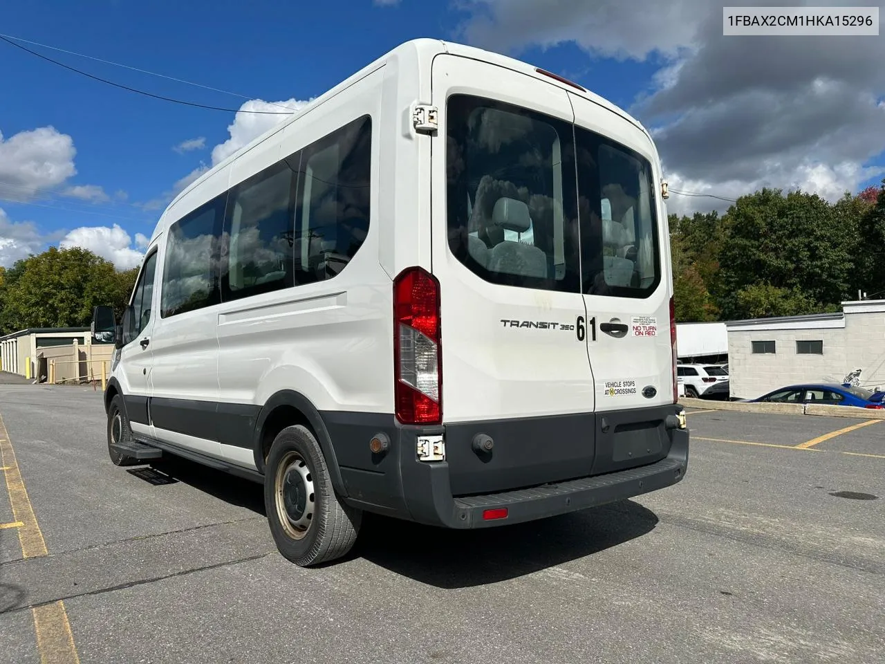 1FBAX2CM1HKA15296 2017 Ford Transit T-350