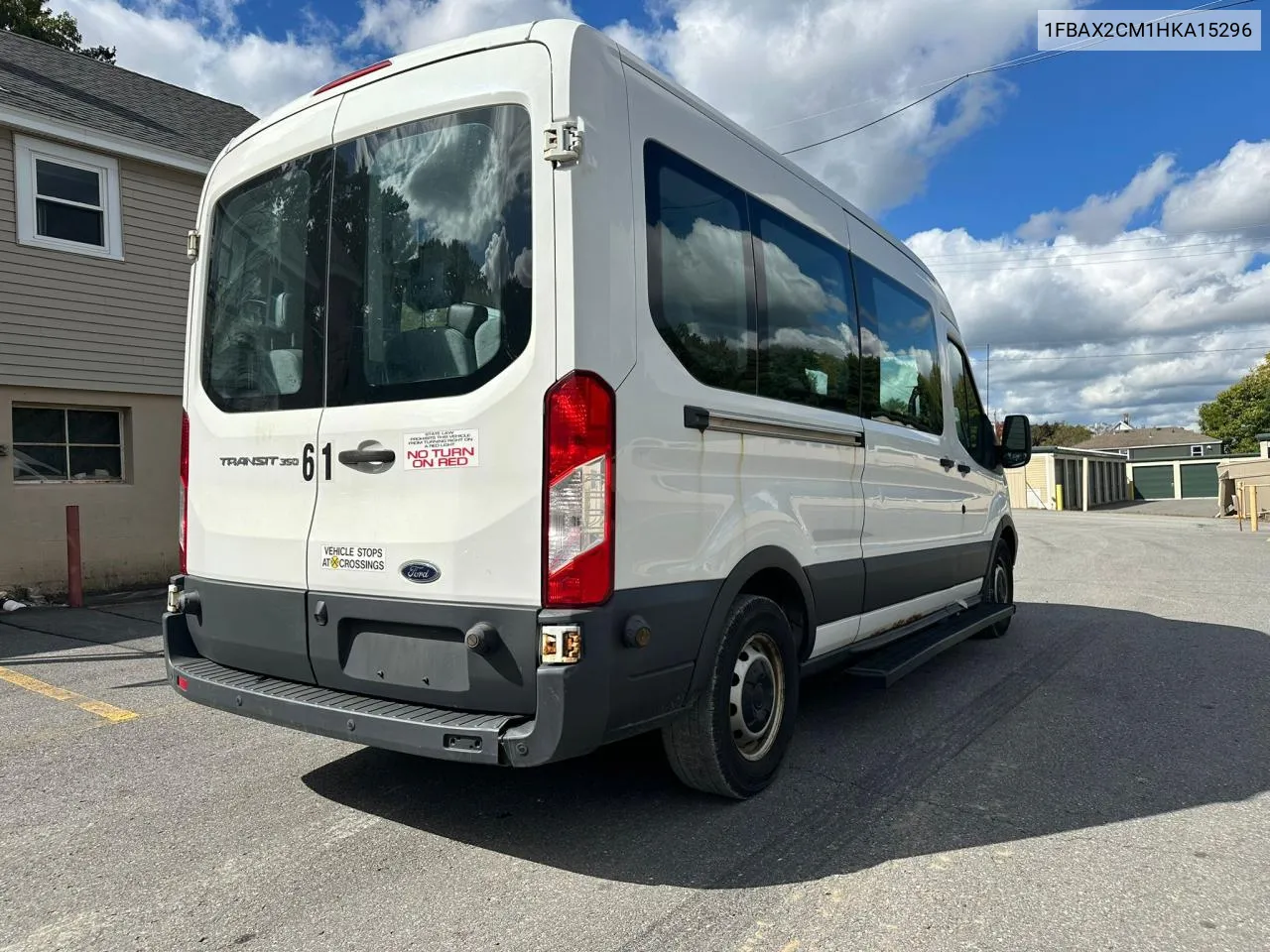 1FBAX2CM1HKA15296 2017 Ford Transit T-350