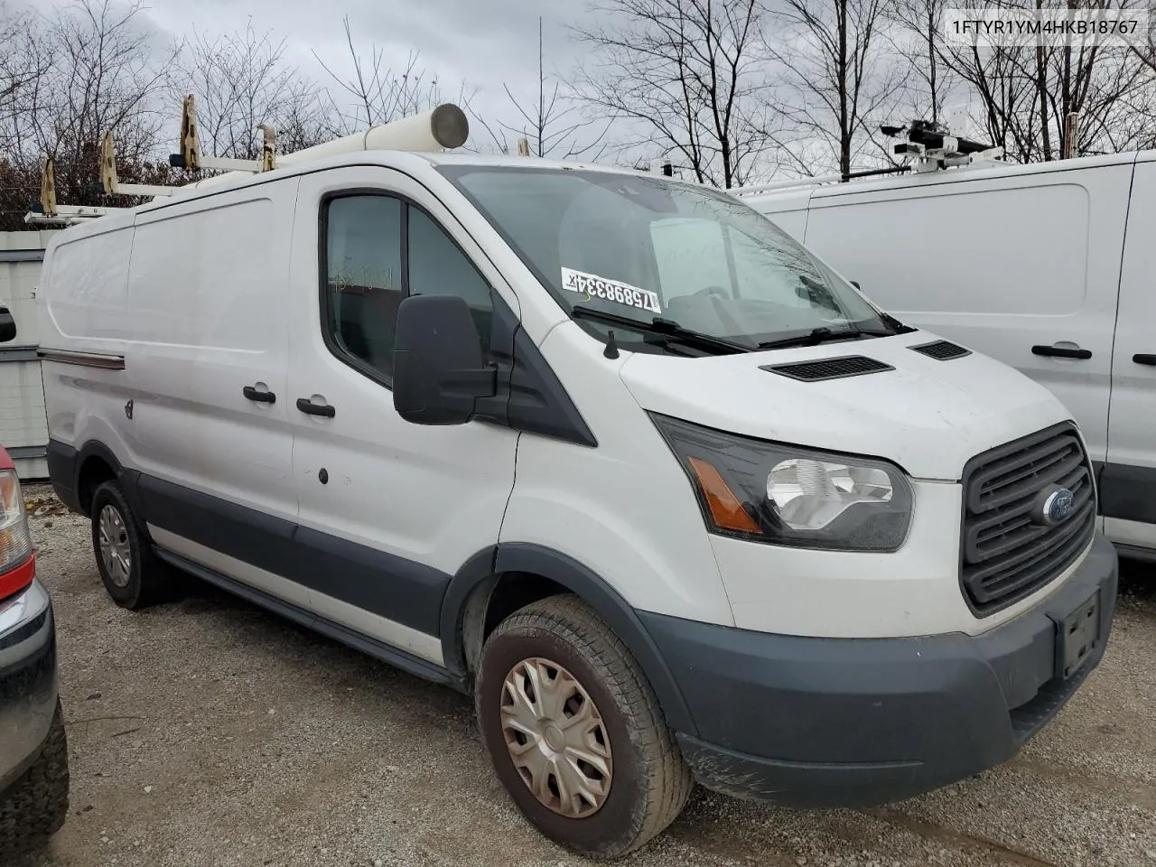 2017 Ford Transit T-250 VIN: 1FTYR1YM4HKB18767 Lot: 75898334