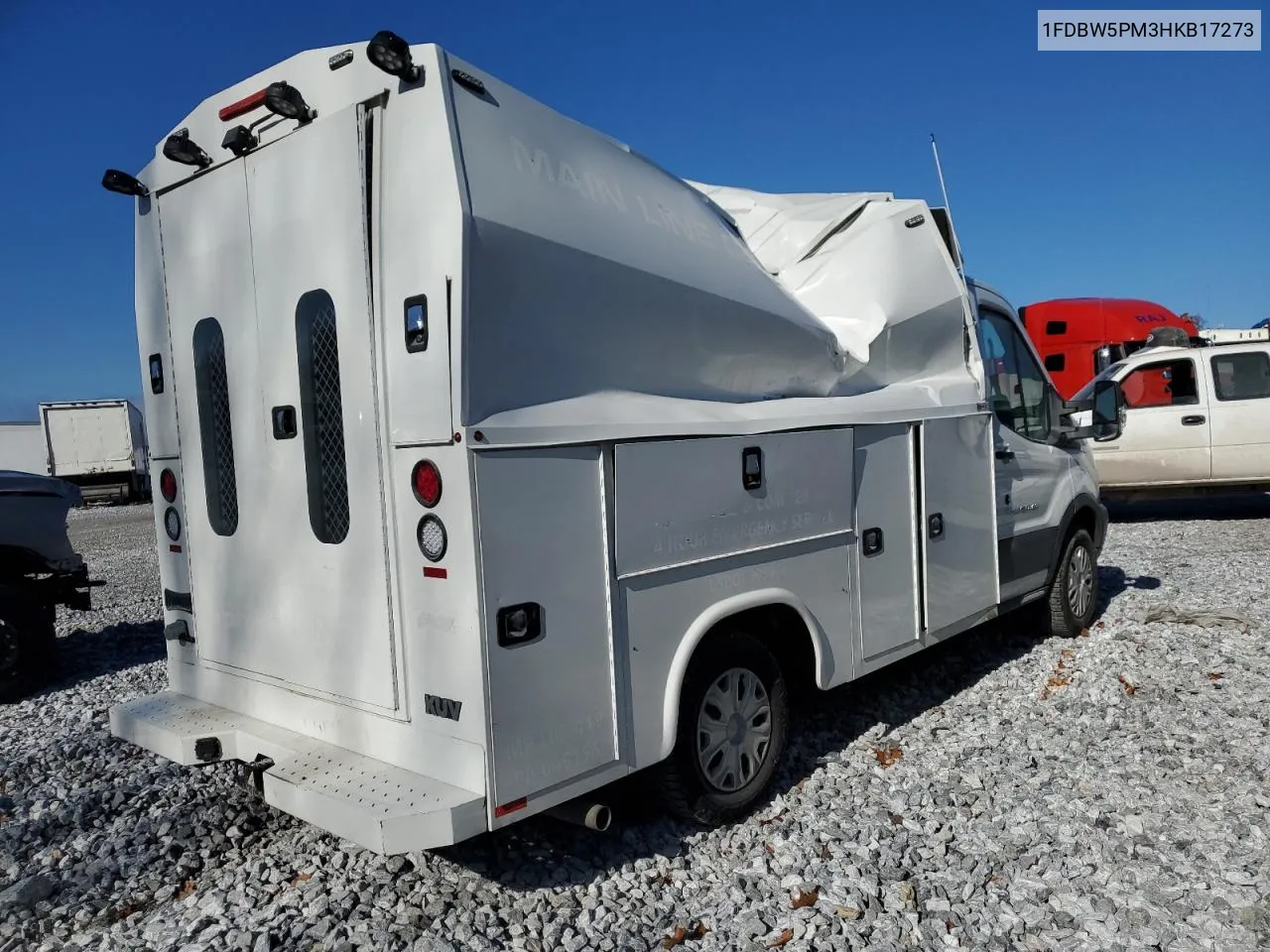 2017 Ford Transit T-350 VIN: 1FDBW5PM3HKB17273 Lot: 77394594