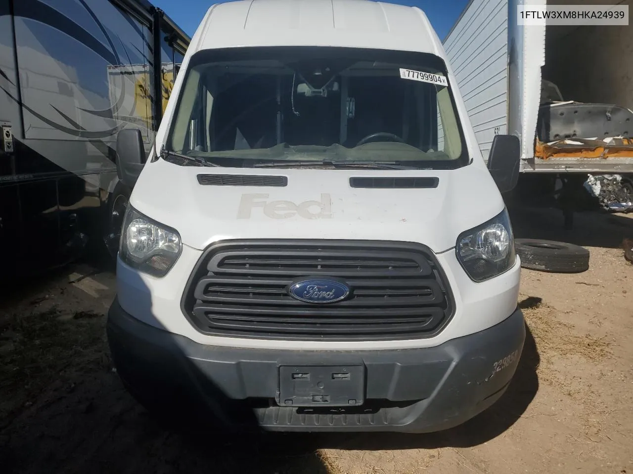 2017 Ford Transit T-350 VIN: 1FTLW3XM8HKA24939 Lot: 77799904