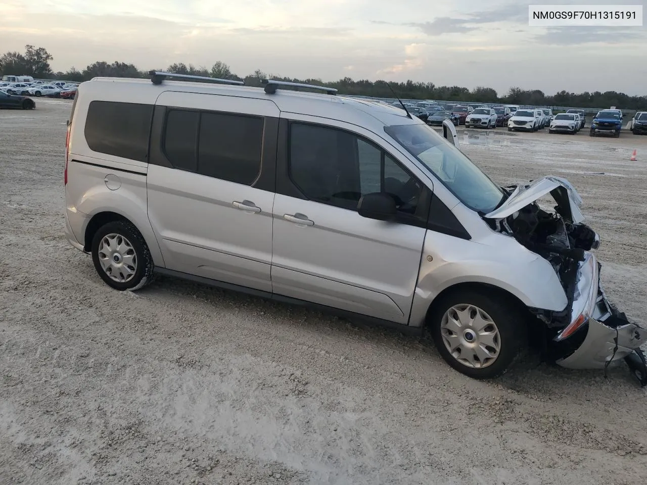 2017 Ford Transit Connect Xlt VIN: NM0GS9F70H1315191 Lot: 78348184