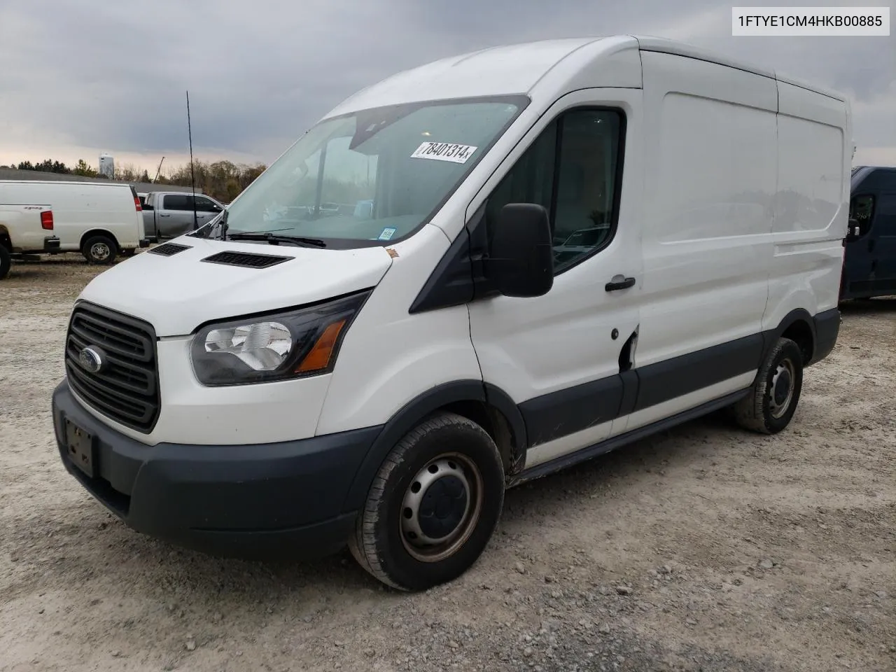 2017 Ford Transit T-150 VIN: 1FTYE1CM4HKB00885 Lot: 78401314