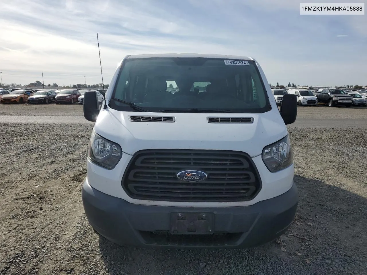 2017 Ford Transit T-150 VIN: 1FMZK1YM4HKA05888 Lot: 78957974