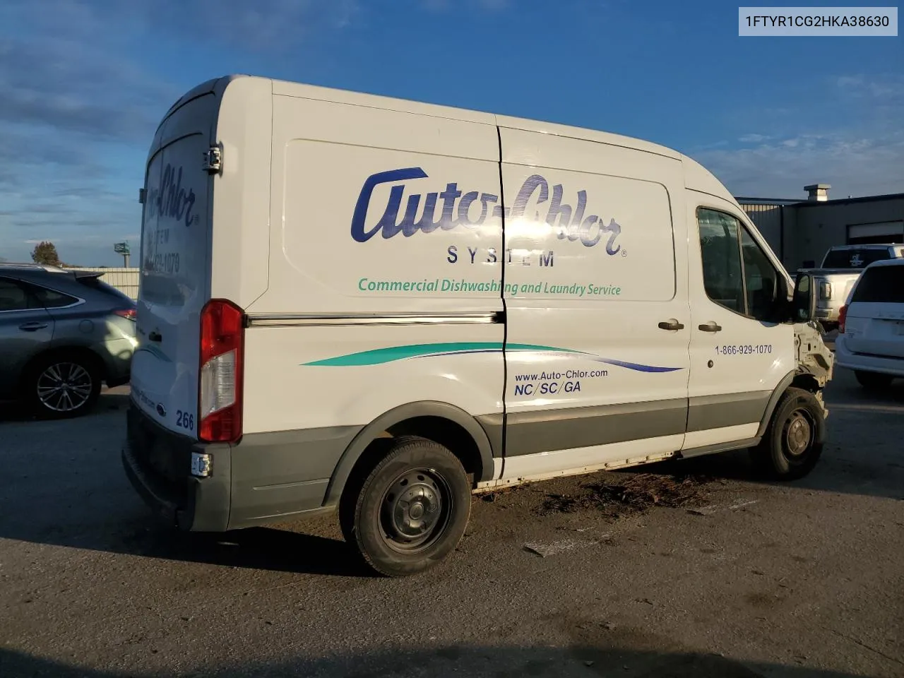 2017 Ford Transit T-250 VIN: 1FTYR1CG2HKA38630 Lot: 78980364