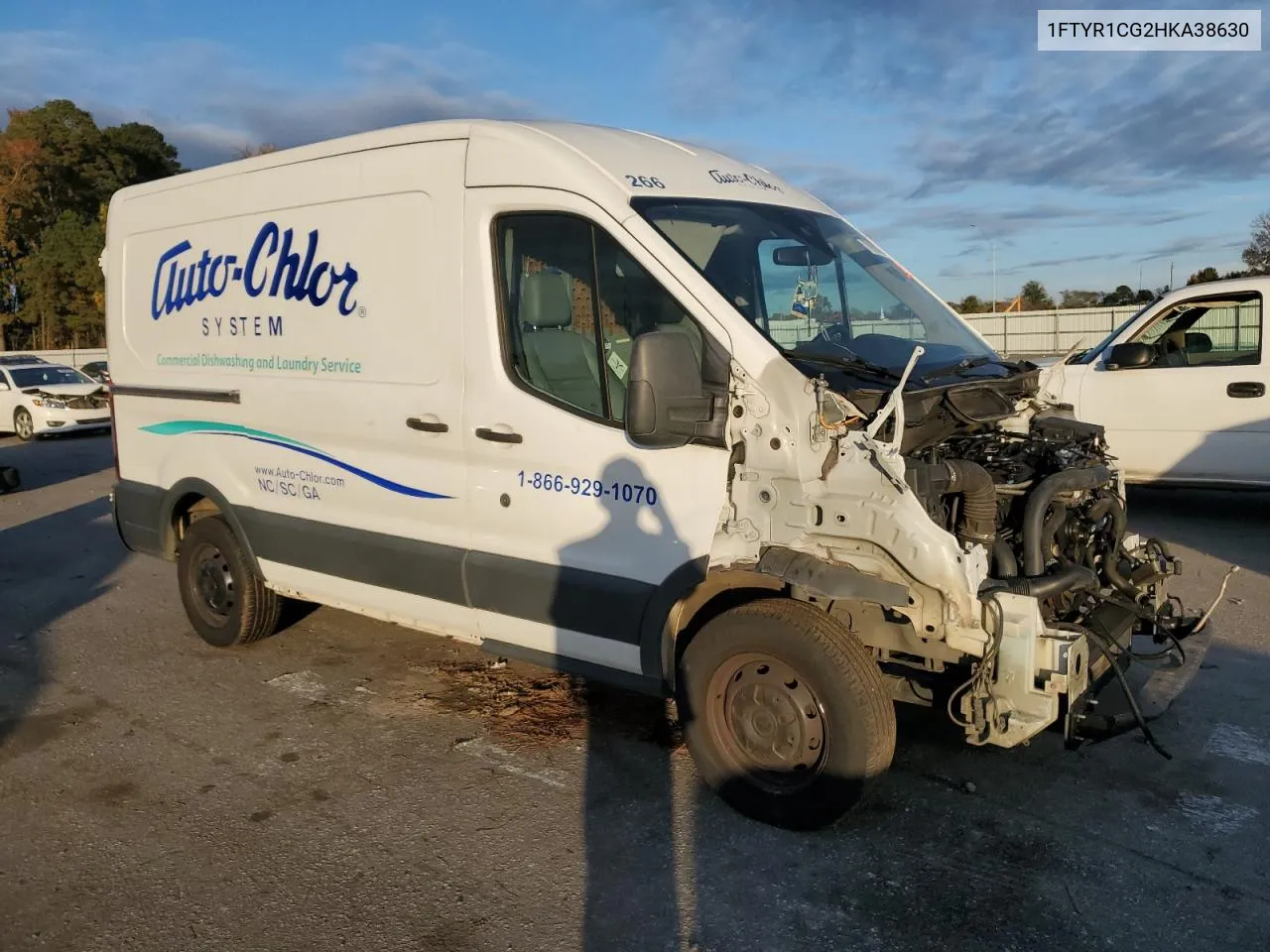 2017 Ford Transit T-250 VIN: 1FTYR1CG2HKA38630 Lot: 78980364