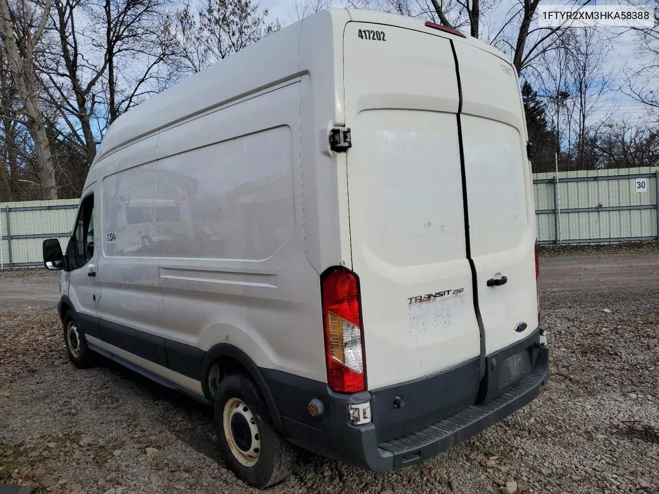 2017 Ford Transit T-250 VIN: 1FTYR2XM3HKA58388 Lot: 81363484