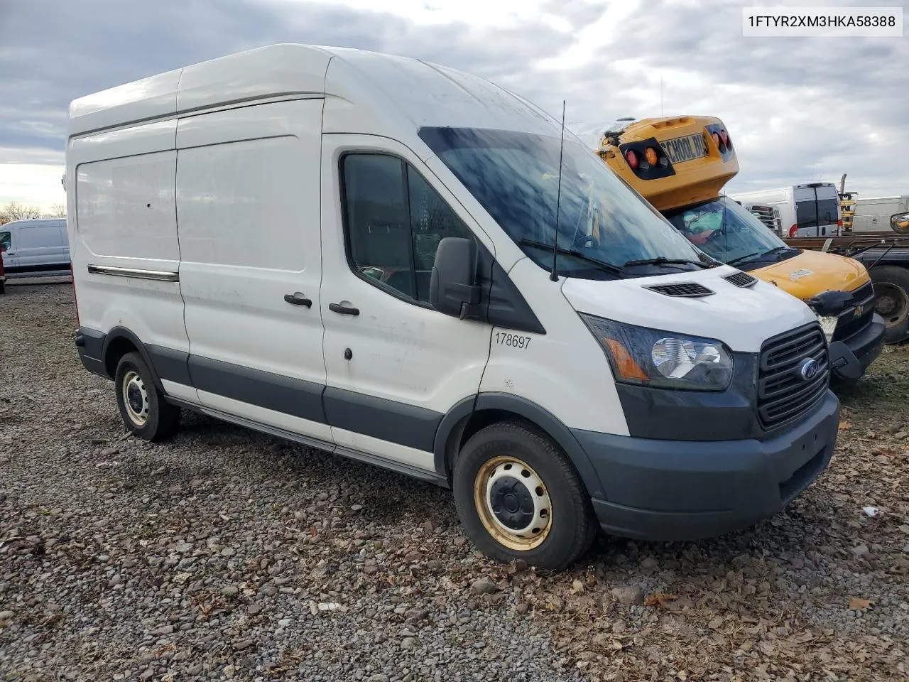 2017 Ford Transit T-250 VIN: 1FTYR2XM3HKA58388 Lot: 81363484