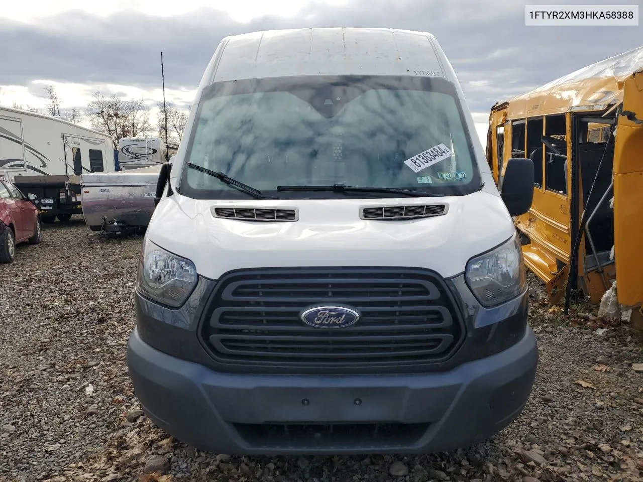 2017 Ford Transit T-250 VIN: 1FTYR2XM3HKA58388 Lot: 81363484