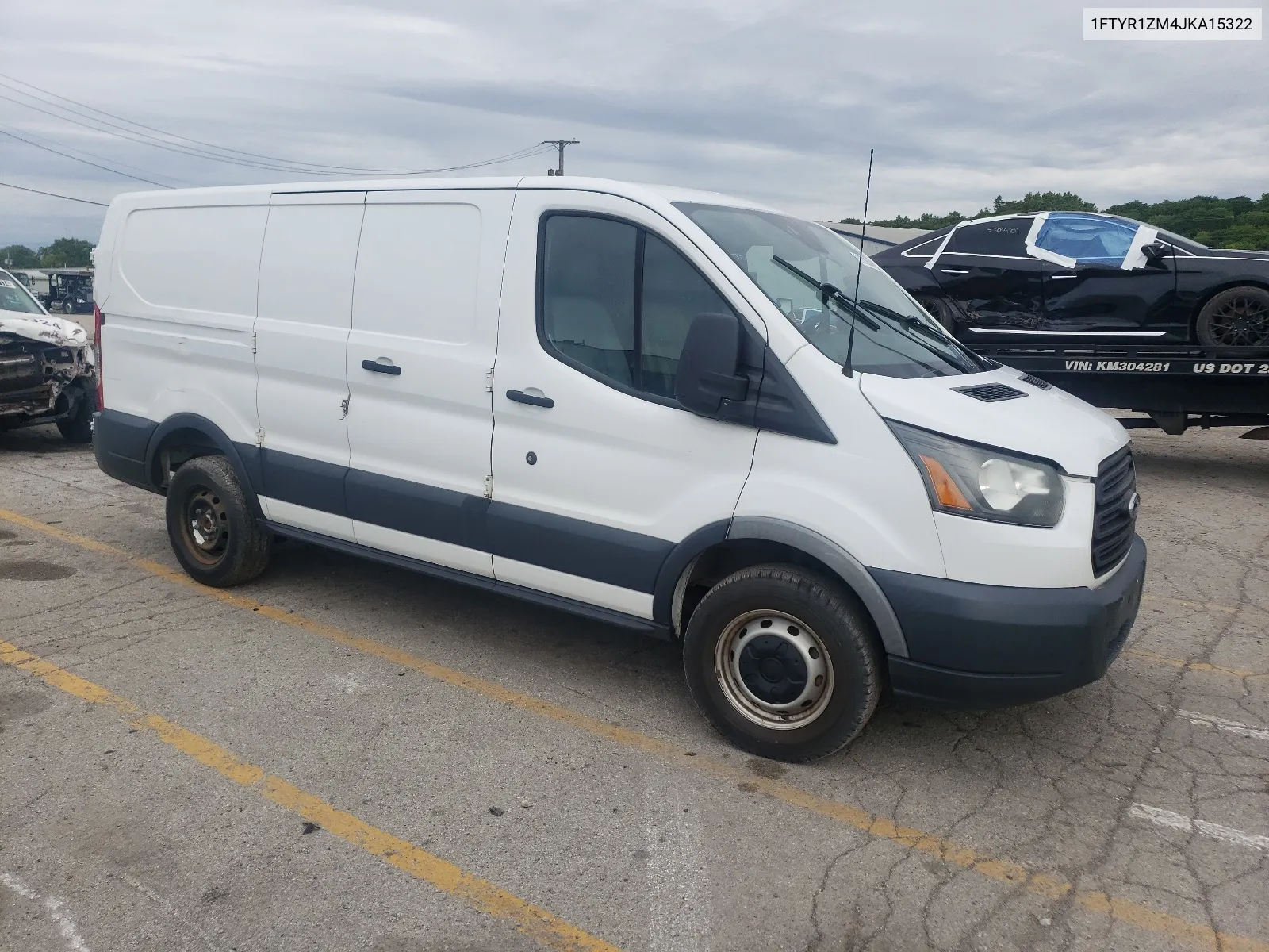 2018 Ford Transit T-250 VIN: 1FTYR1ZM4JKA15322 Lot: 61573904