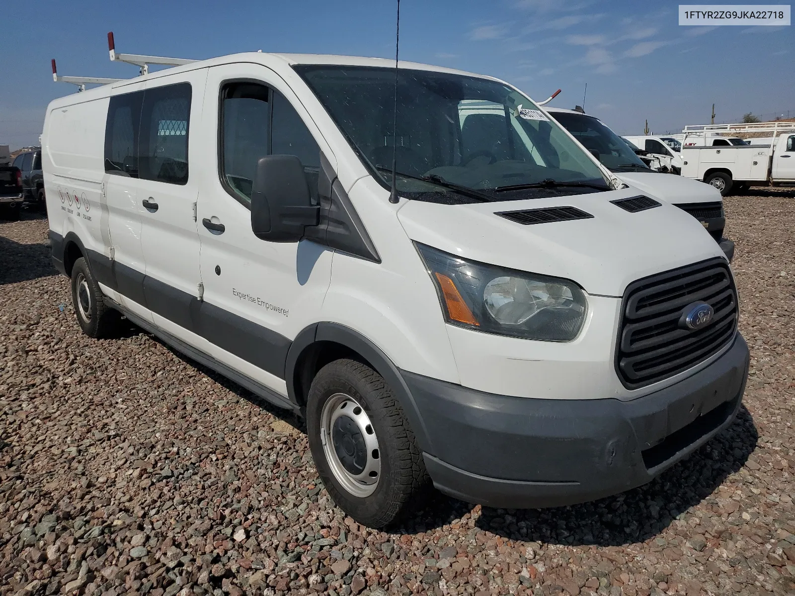 2018 Ford Transit T-250 VIN: 1FTYR2ZG9JKA22718 Lot: 64851114