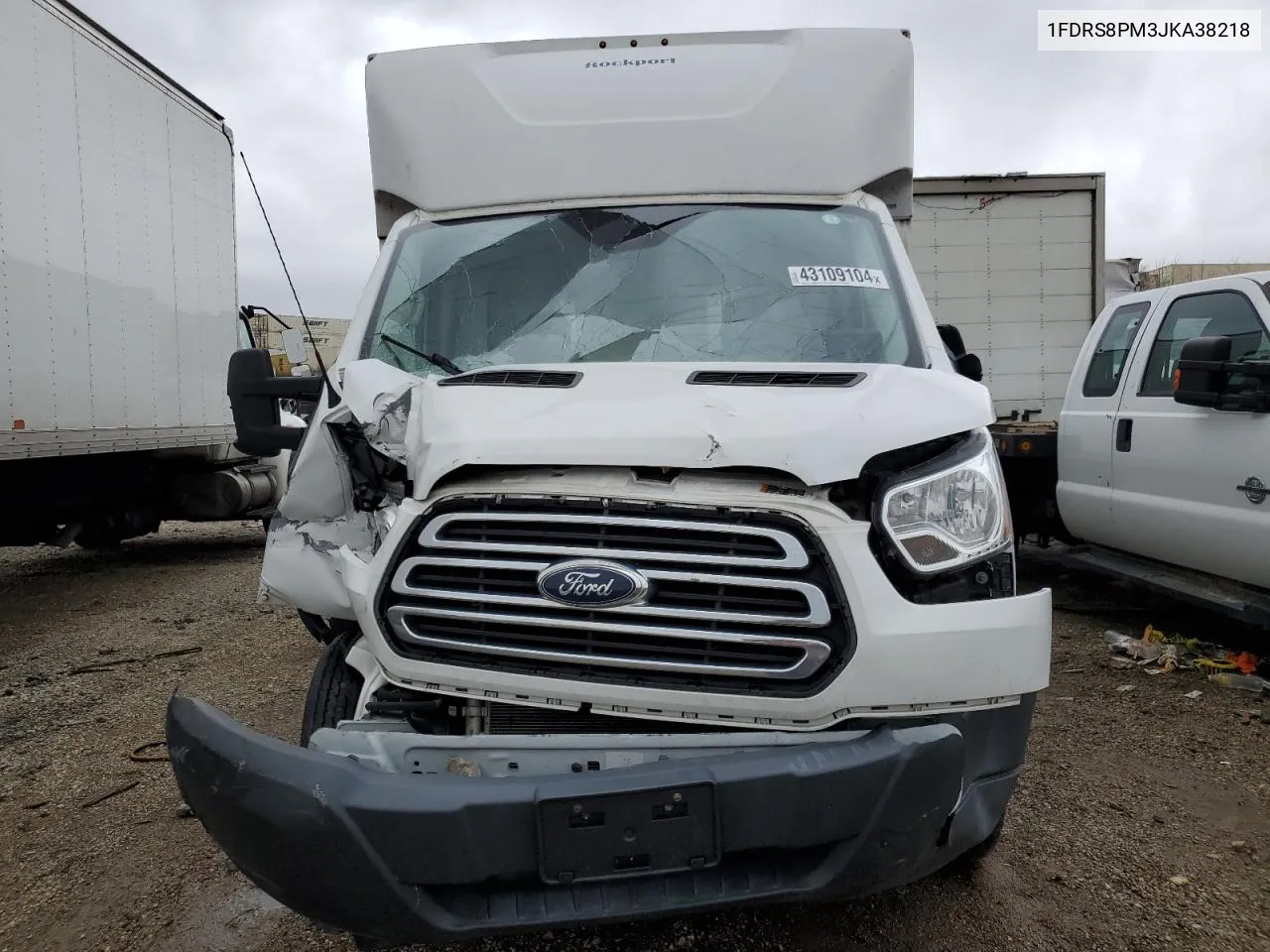 2018 Ford Transit T-350 Hd VIN: 1FDRS8PM3JKA38218 Lot: 67144864