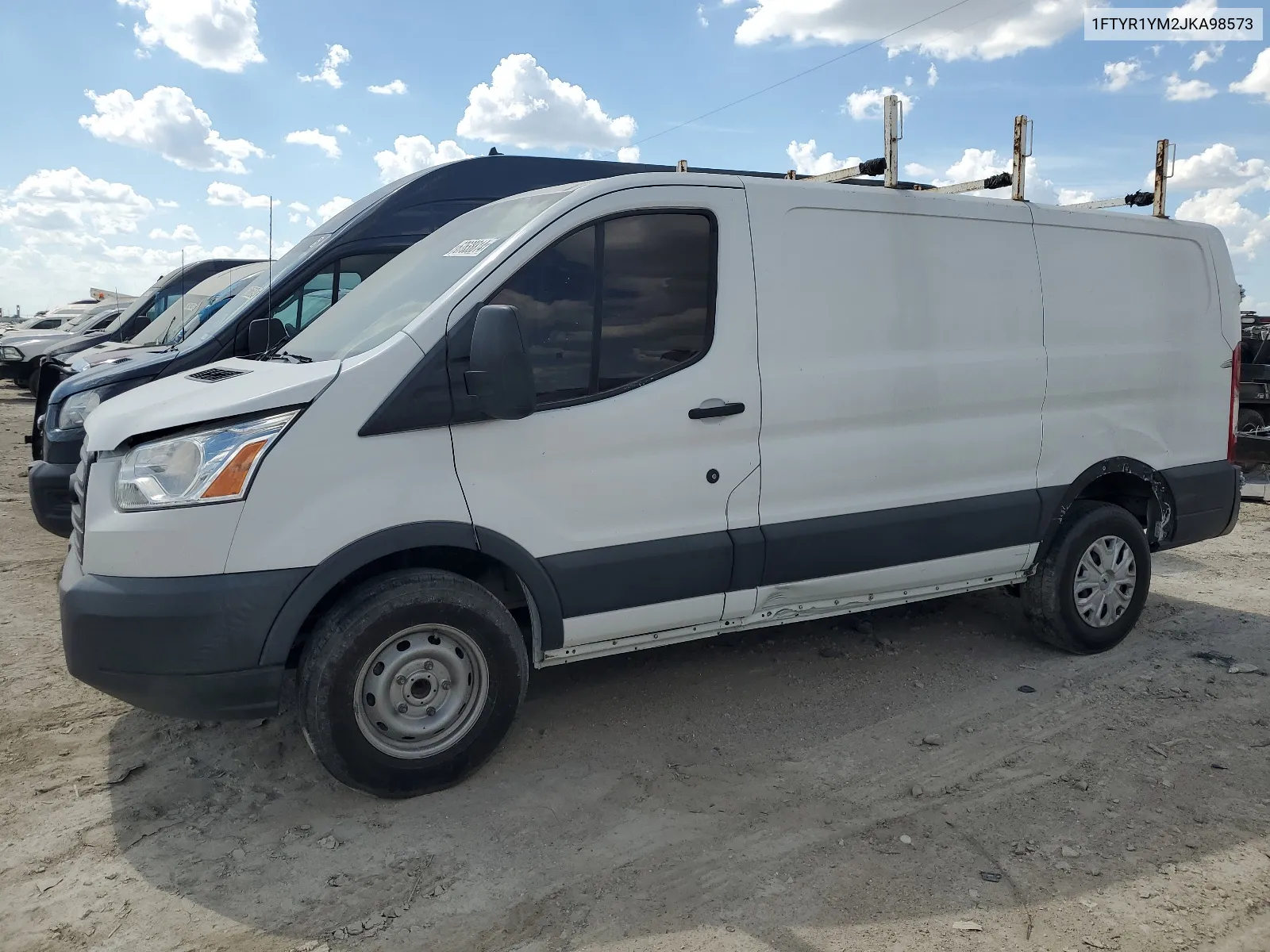 2018 Ford Transit T-250 VIN: 1FTYR1YM2JKA98573 Lot: 67638814