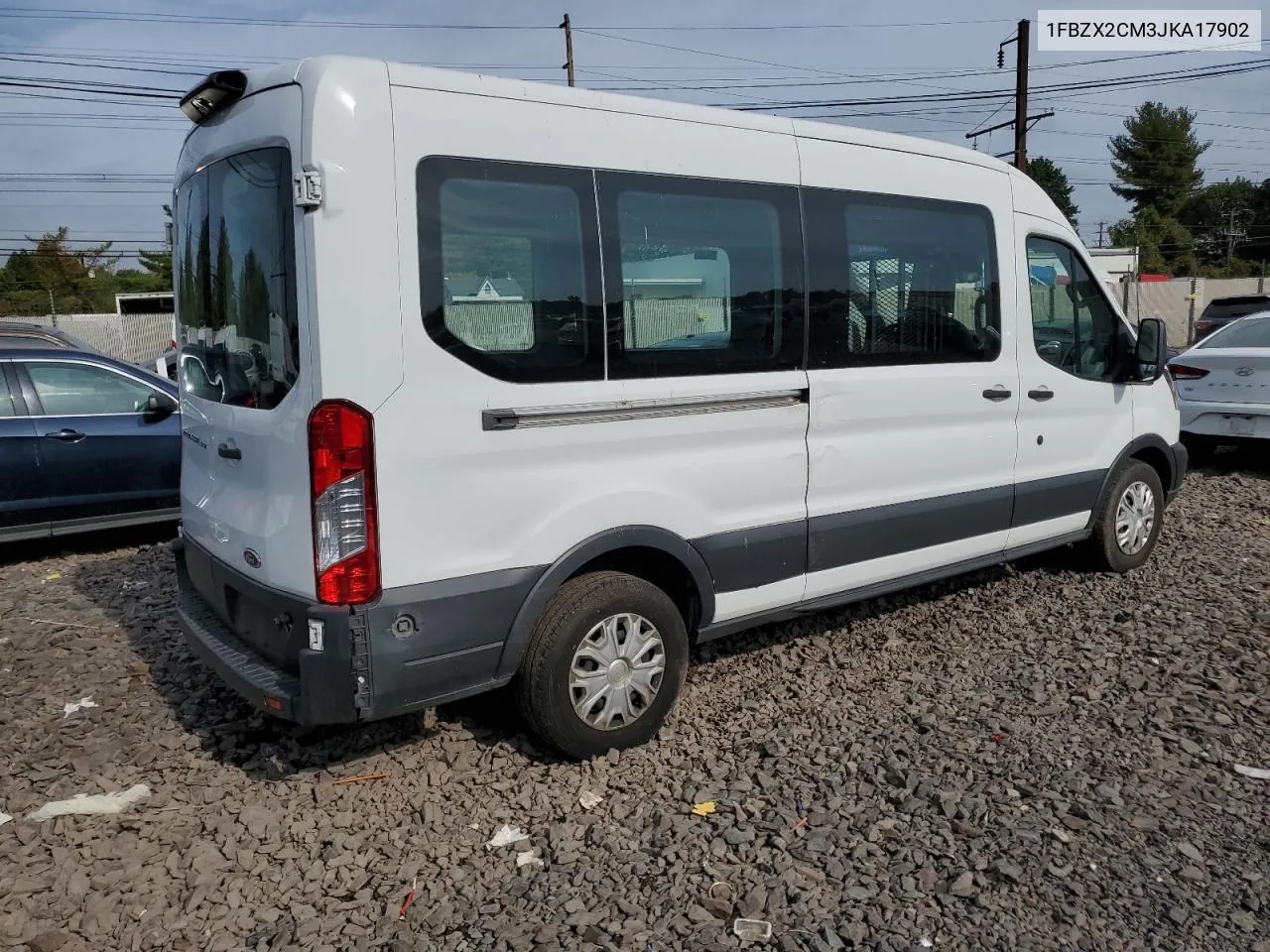 2018 Ford Transit T-350 VIN: 1FBZX2CM3JKA17902 Lot: 72730814