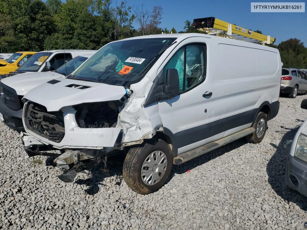 2018 Ford Transit T-250 VIN: 1FTYR1YM9JKB16261 Lot: 74100484