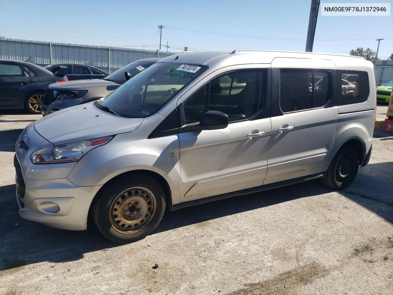 2018 Ford Transit Connect Xlt VIN: NM0GE9F78J1372946 Lot: 74673374