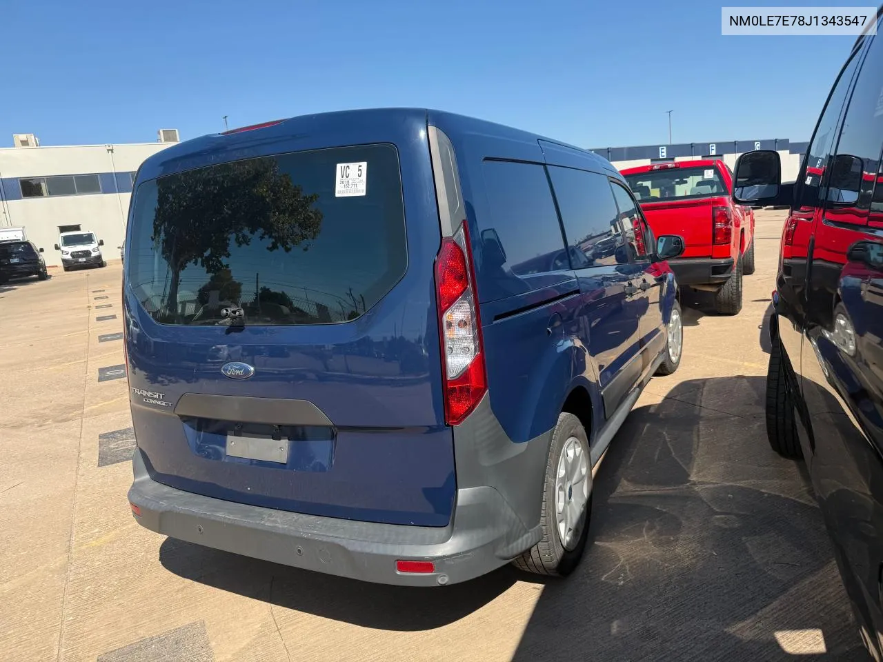 2018 Ford Transit Connect Xl VIN: NM0LE7E78J1343547 Lot: 74786044