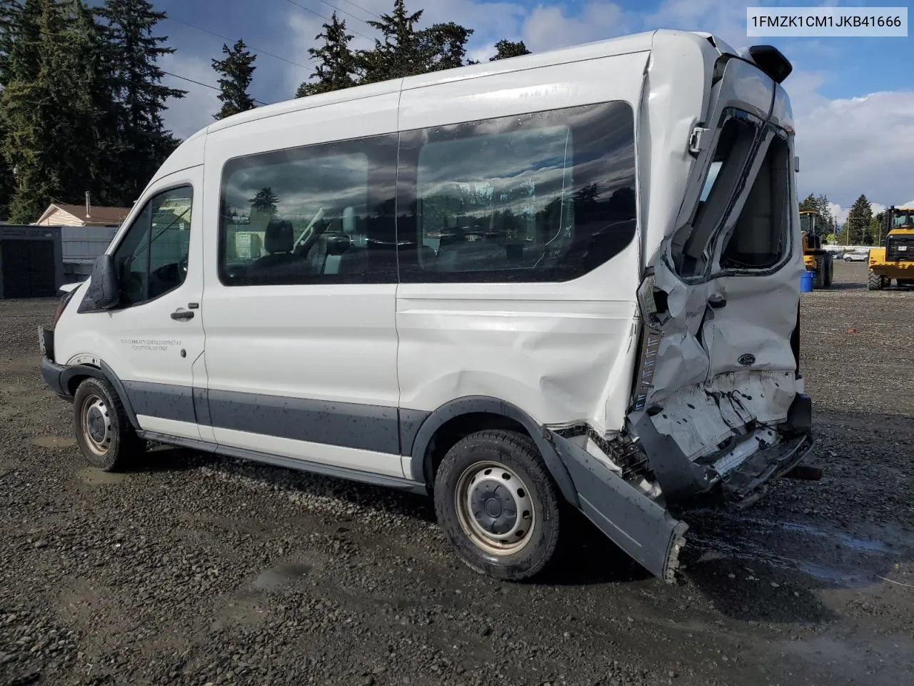 1FMZK1CM1JKB41666 2018 Ford Transit T-150