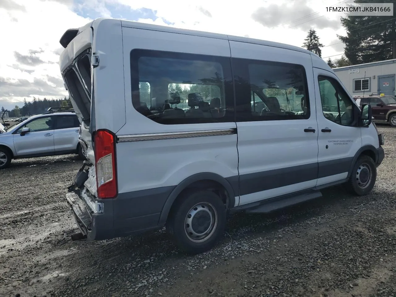 1FMZK1CM1JKB41666 2018 Ford Transit T-150