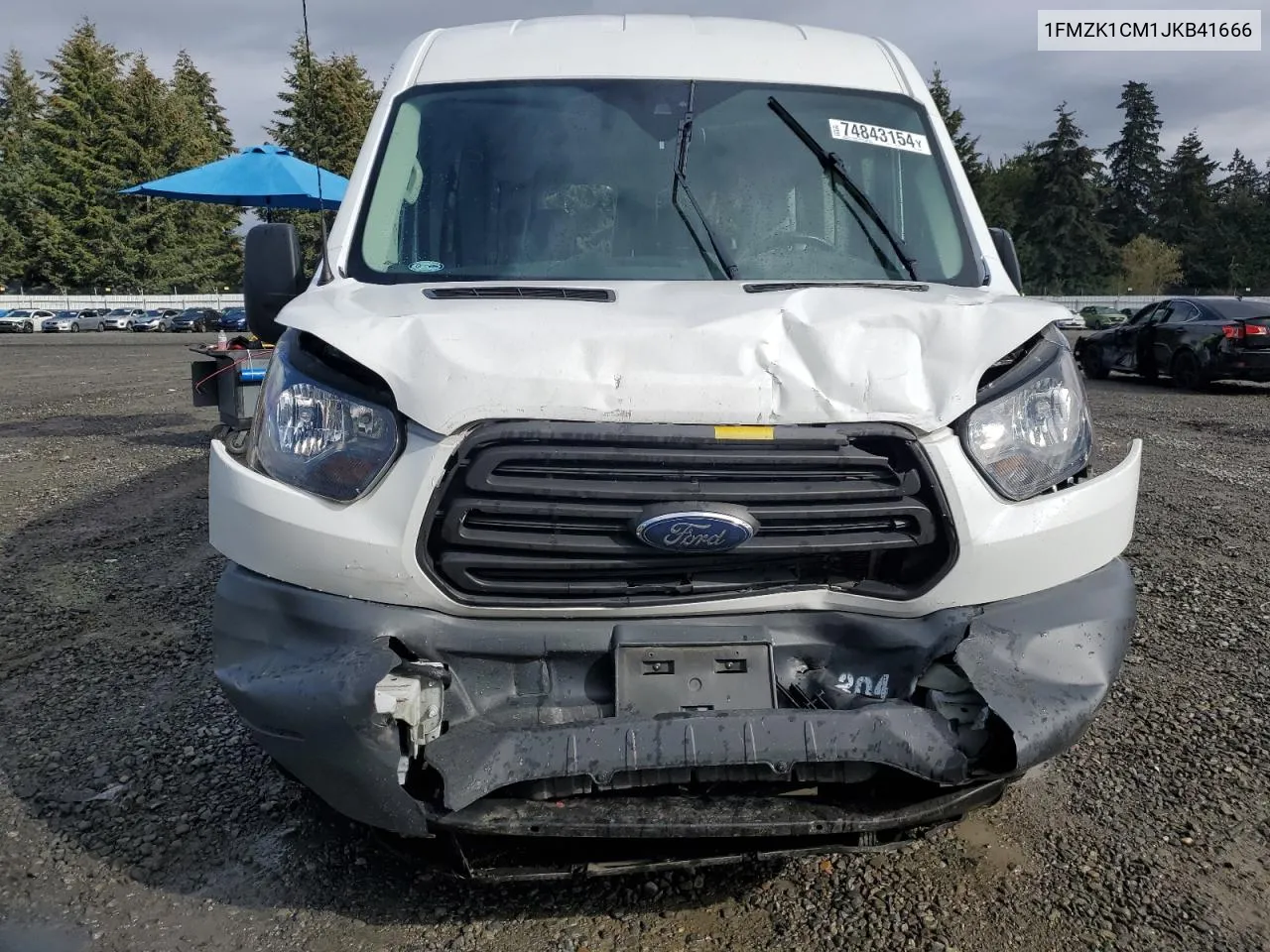 1FMZK1CM1JKB41666 2018 Ford Transit T-150