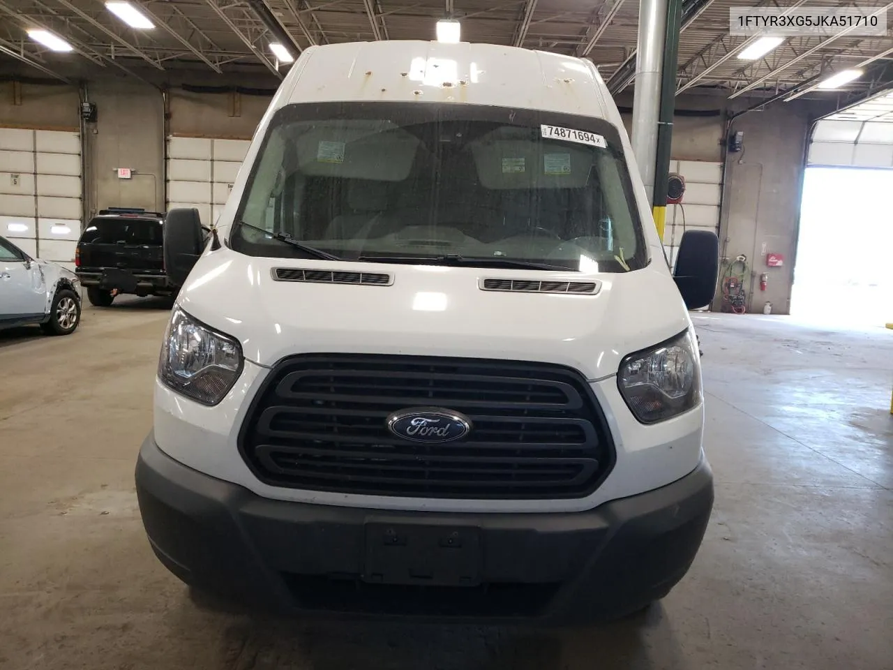 2018 Ford Transit T-250 VIN: 1FTYR3XG5JKA51710 Lot: 74871694